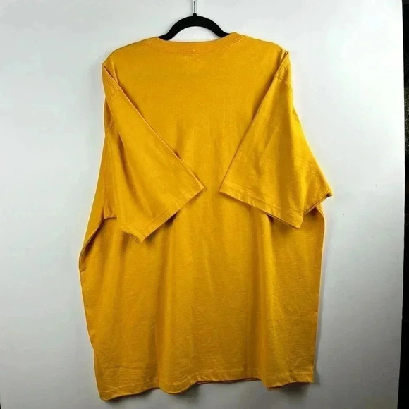 CARHARTT SHORT SLEEVES TEE HEAVYWEIGHT SZ XL LOOSE FIT YELLOW WITH POCKET NWT - Picture 5 of 5
